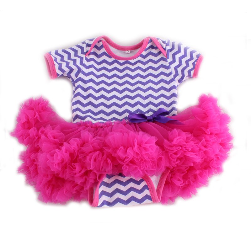 Baby clothes boutique cute short sleeves girls baby clothes pink baby girl tutu rompers