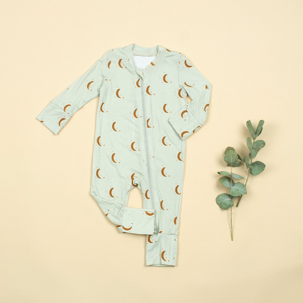 Custom Newborn Baby Infant Print Bamboo Spandex Onesie Sleepwear Baby Rompers Clothes Toddler Kid Pajamas For Baby