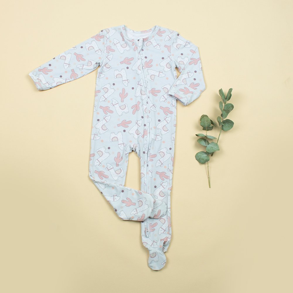 Custom Newborn Baby Infant Print Bamboo Spandex Onesie Sleepwear Baby Rompers Clothes Toddler Kid Pajamas For Baby