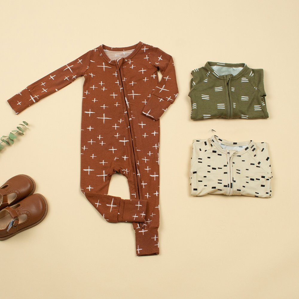 Custom Newborn Baby Infant Print Bamboo Spandex Onesie Sleepwear Baby Rompers Clothes Toddler Kid Pajamas For Baby