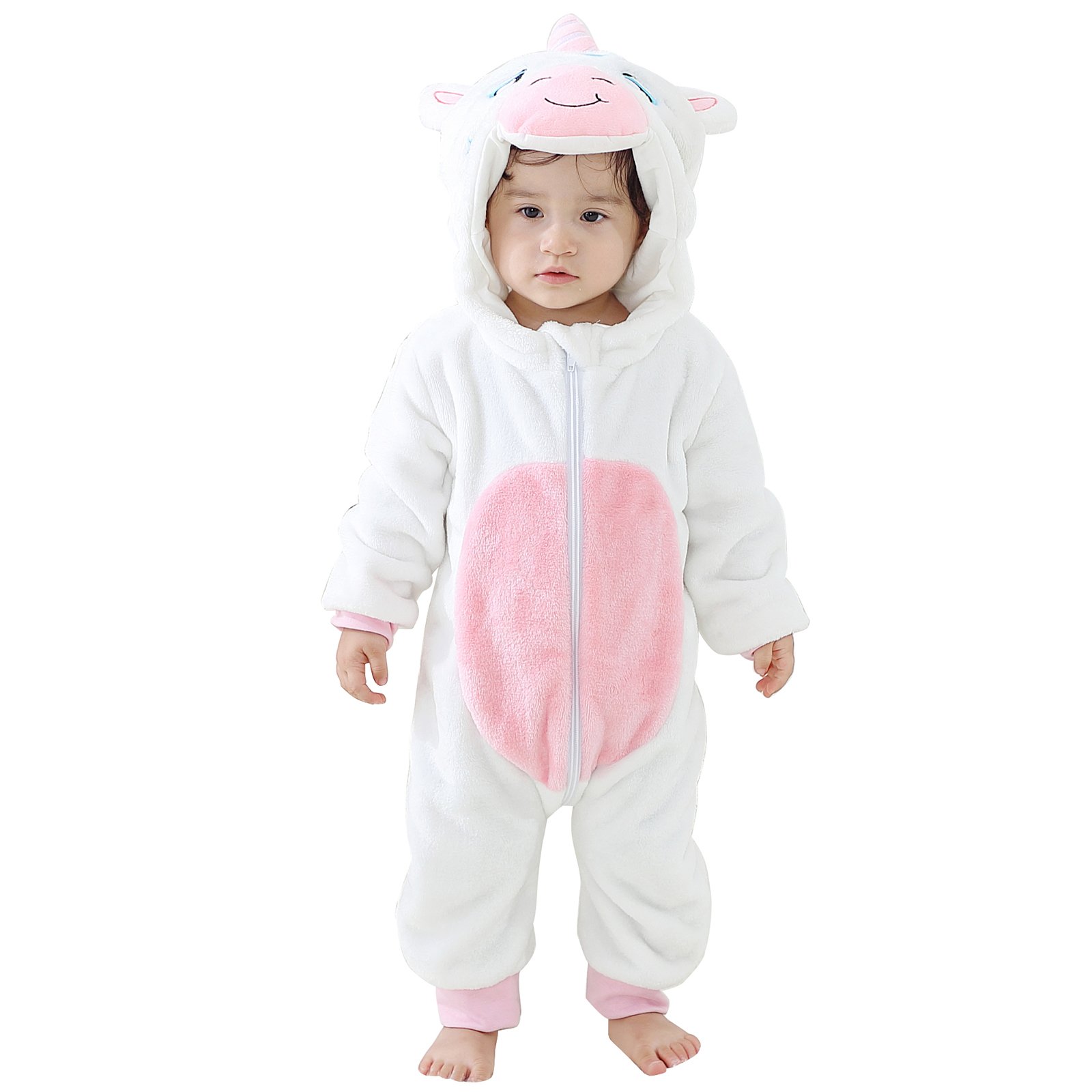 MICHLEY Winter Baby Clothes Girls Flannel Animal Babi Jumpsuit Newborn Boys Clothing Winter Wholesale Baby Rompers