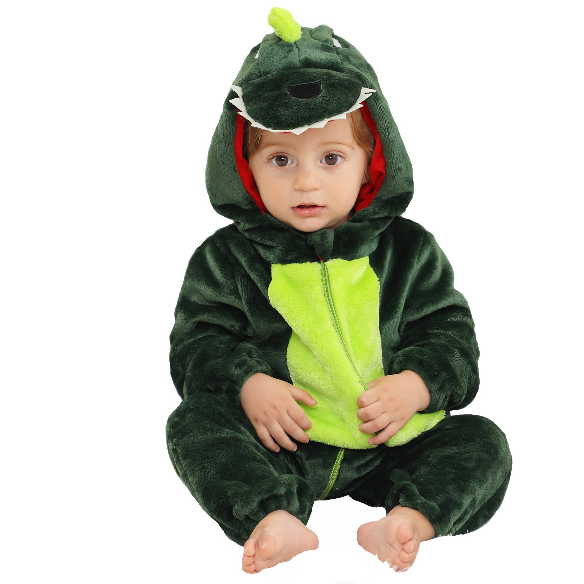 MICHLEY Winter Baby Clothes Girls Flannel Animal Babi Jumpsuit Newborn Boys Clothing Winter Wholesale Baby Rompers