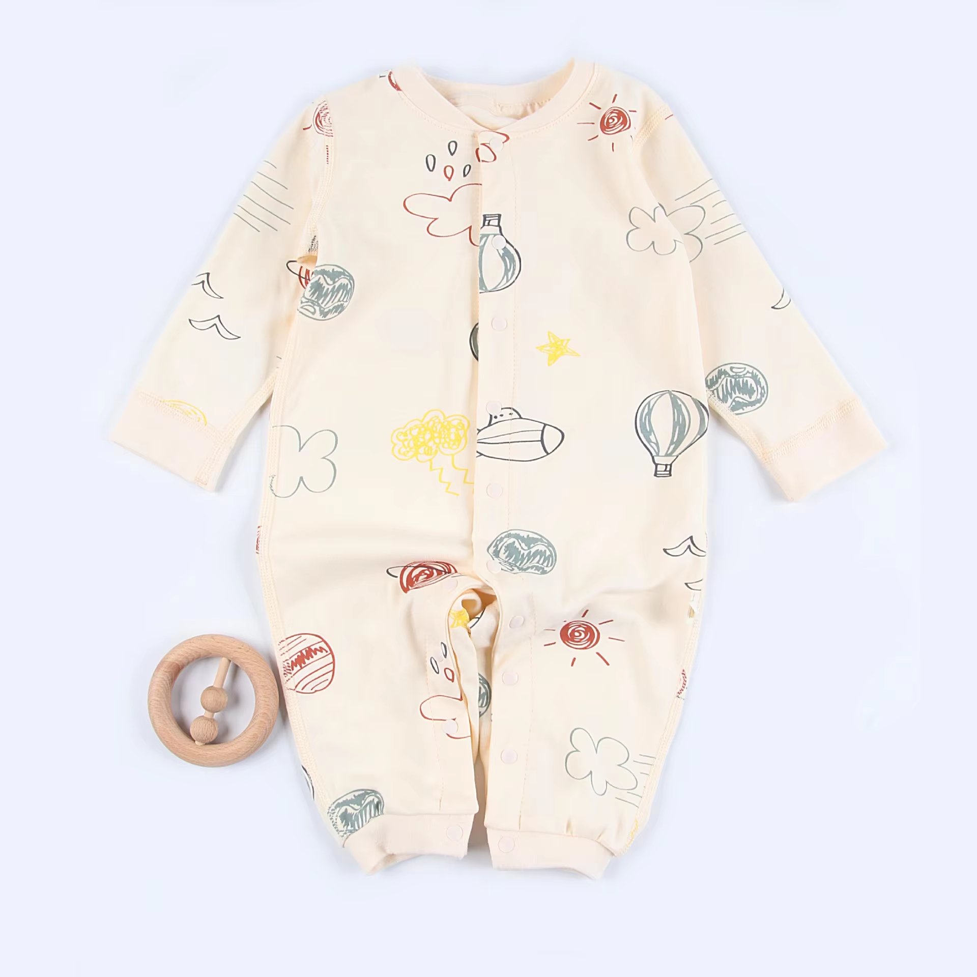 Comfortable and soft can be customized baby rompers