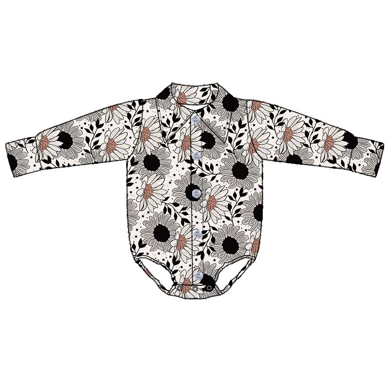 Newborn Kids Long Sleeve Soft Milk Silk Fabric Jumpsuit Custom Patterns Halloween Costume Rompers for Boys Baby Clothes