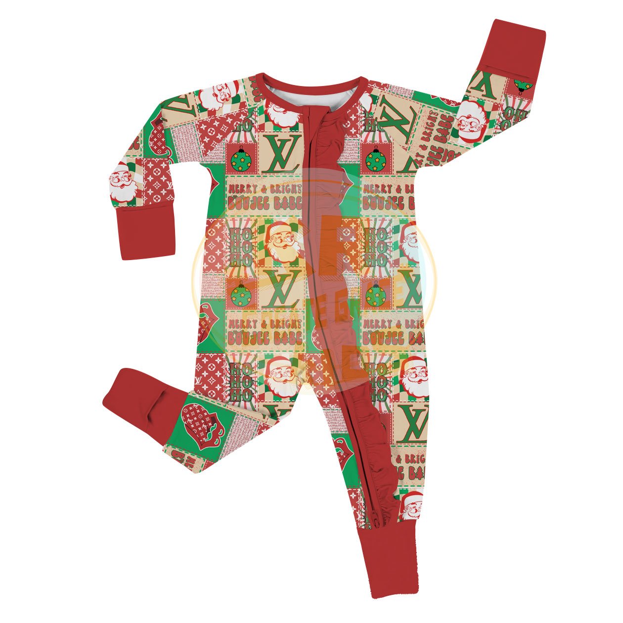 Bamboo Zippy Baby romper Long Sleeve Pajamas Baby Soft Romper Infant Ruffles Zipper Romper One-piece Pajamas