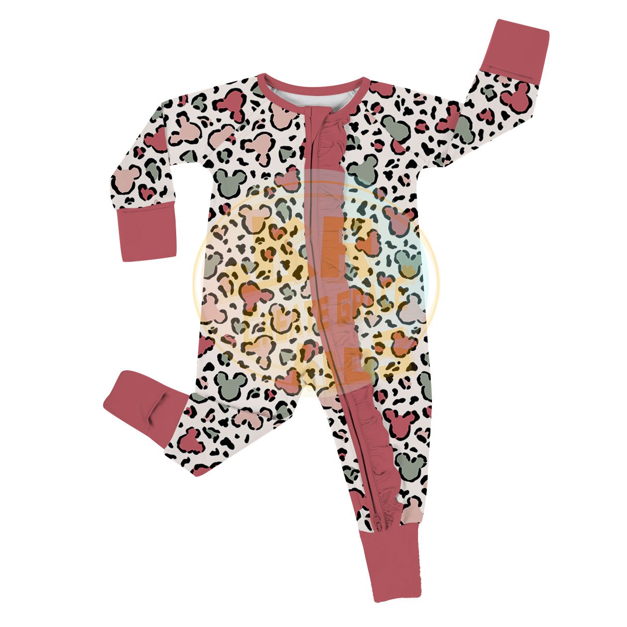 Bamboo Zippy Baby romper Long Sleeve Pajamas Baby Soft Romper Infant Ruffles Zipper Romper One-piece Pajamas