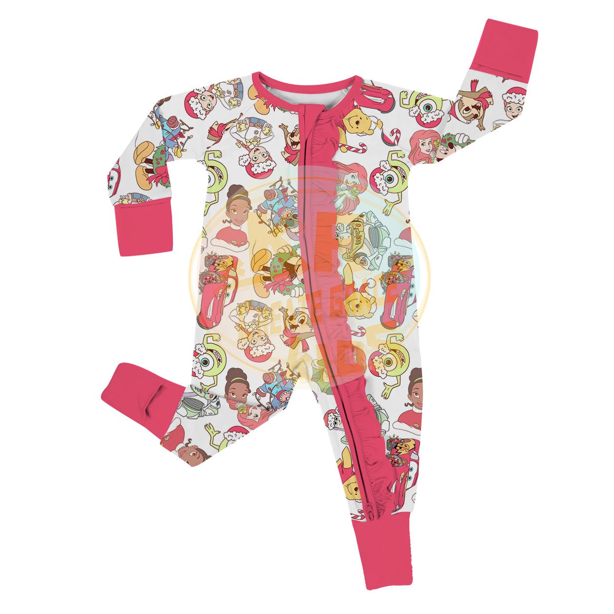 Bamboo Zippy Baby romper Long Sleeve Pajamas Baby Soft Romper Infant Ruffles Zipper Romper One-piece Pajamas
