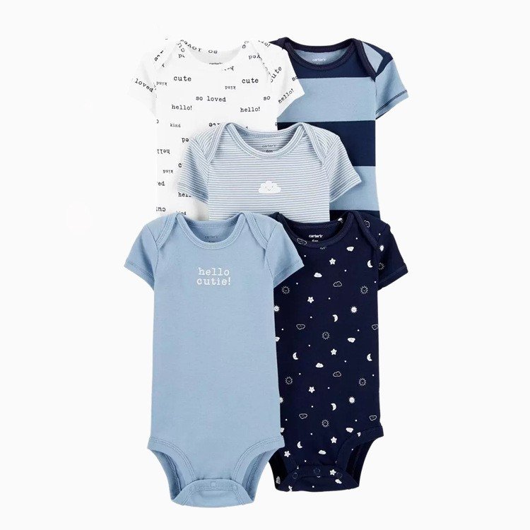 Baby Rompers Premium Quality Baby Jumpsuit Pajamas Wholesale Short sleeve Cotton Baby Clothes Soft