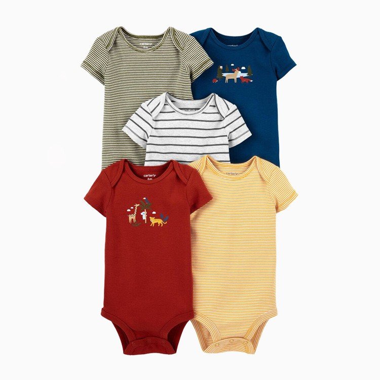 Baby Rompers Premium Quality Baby Jumpsuit Pajamas Wholesale Short sleeve Cotton Baby Clothes Soft
