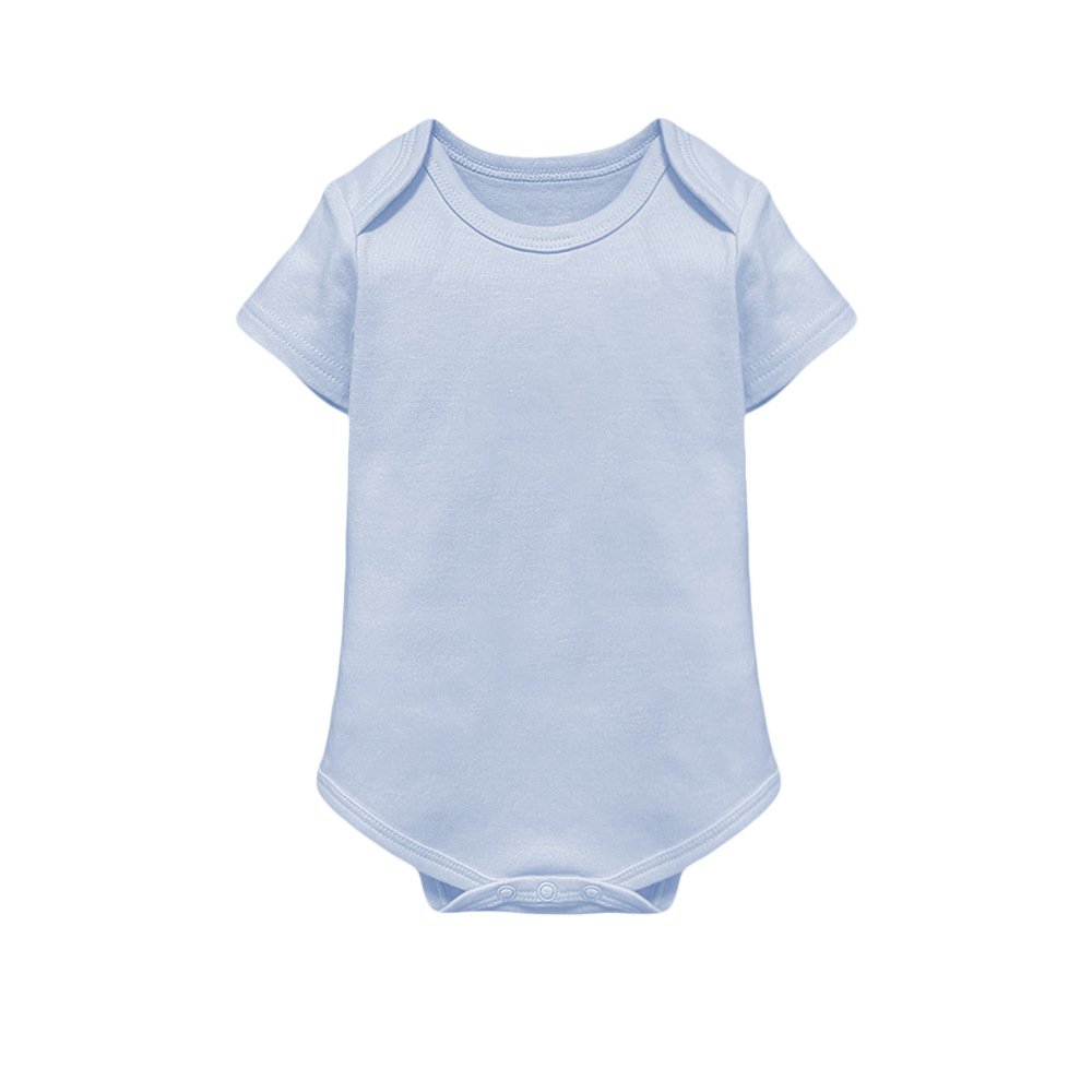 100% cotton plain baby onesie newborn baby clothes custom blank white baby unisex boys and girls onesie