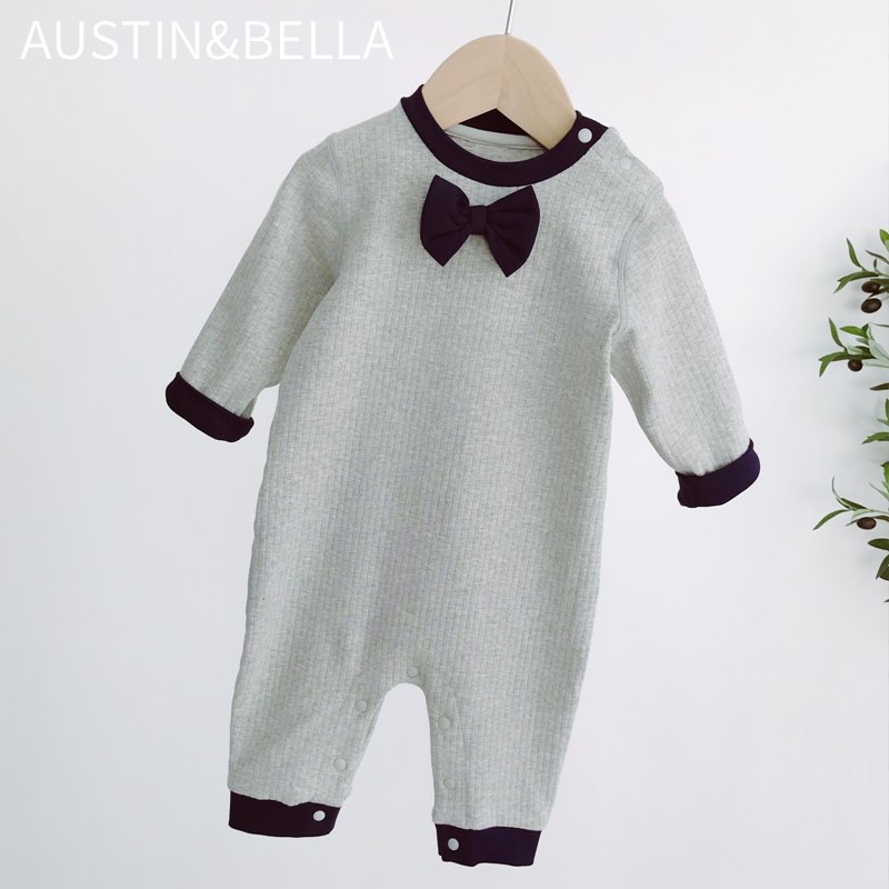 AustinBella boutique baby jumpsuit grow 0-3 months 3-6m 6-9m 9-12m baby rompers 100% cotton baby boy clothes in wholesale