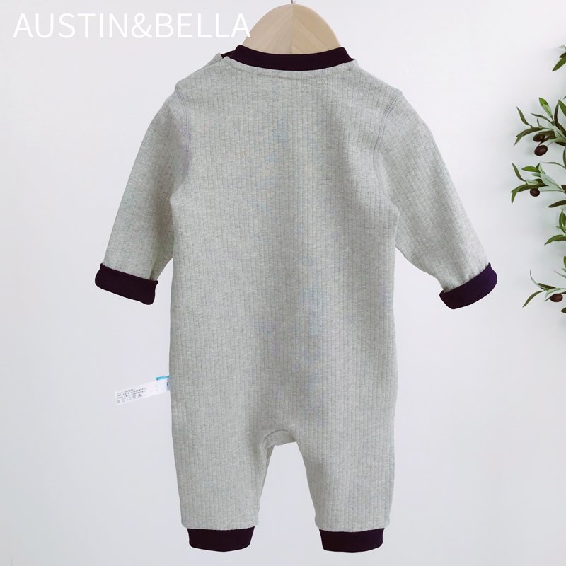 AustinBella boutique baby jumpsuit grow 0-3 months 3-6m 6-9m 9-12m baby rompers 100% cotton baby boy clothes in wholesale