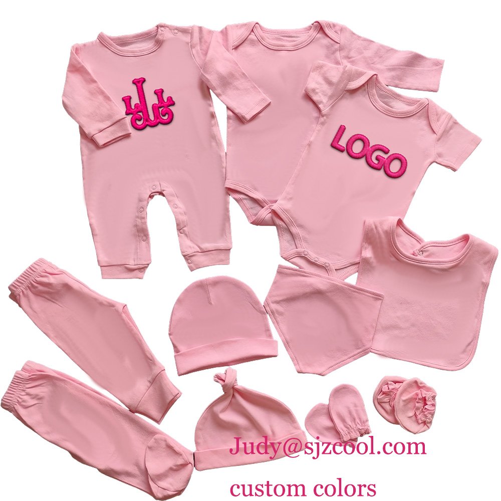 Wholesale baby romper newborn babi onesie 0-3m 100% combed cotton custom colors blank baby onesie short sleeve boy rompers
