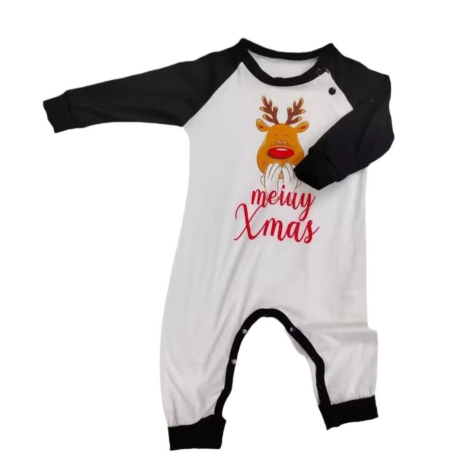 Baby winter clothes high quality Merry Christmas polyester 3M-18M onesie girls boys baby romper christmas