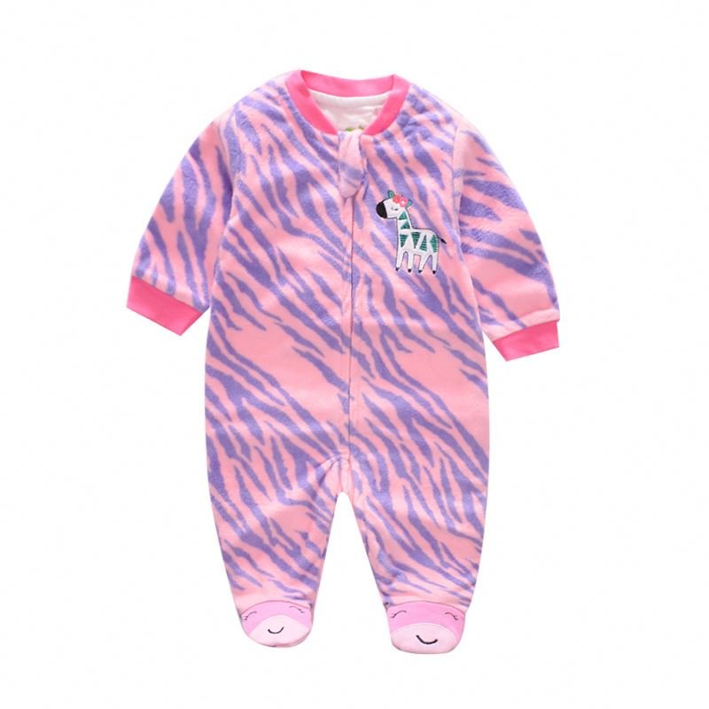 3-12M Spring Autumn Jumpsuit Footie Long Sleeve Babies Romper Cartoon Baby Underwear