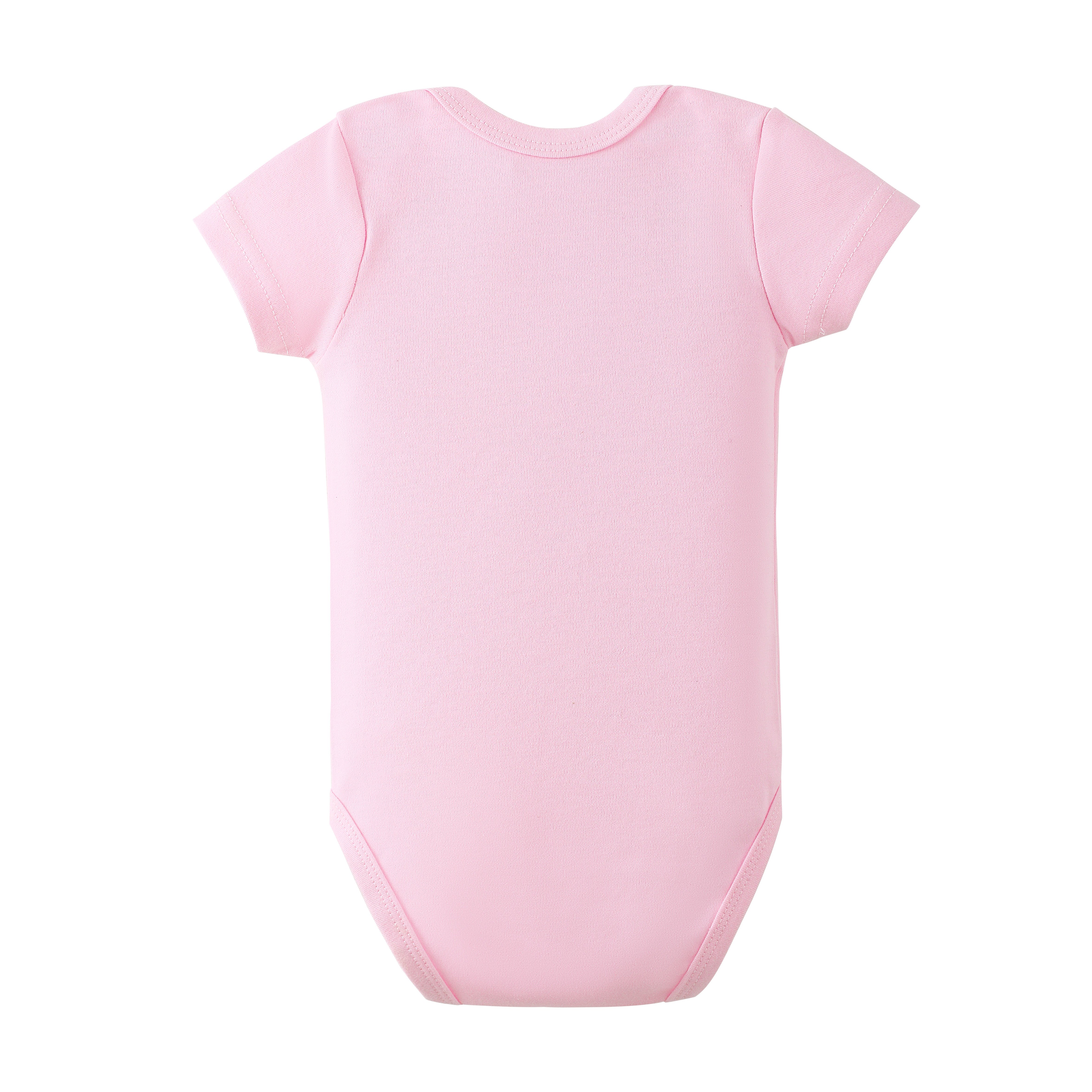 Factory Price White Plain 100% Cotton short Sleeve Newborn Baby Romper Breathable Rompers Bodysuit Jumpsuit for baby