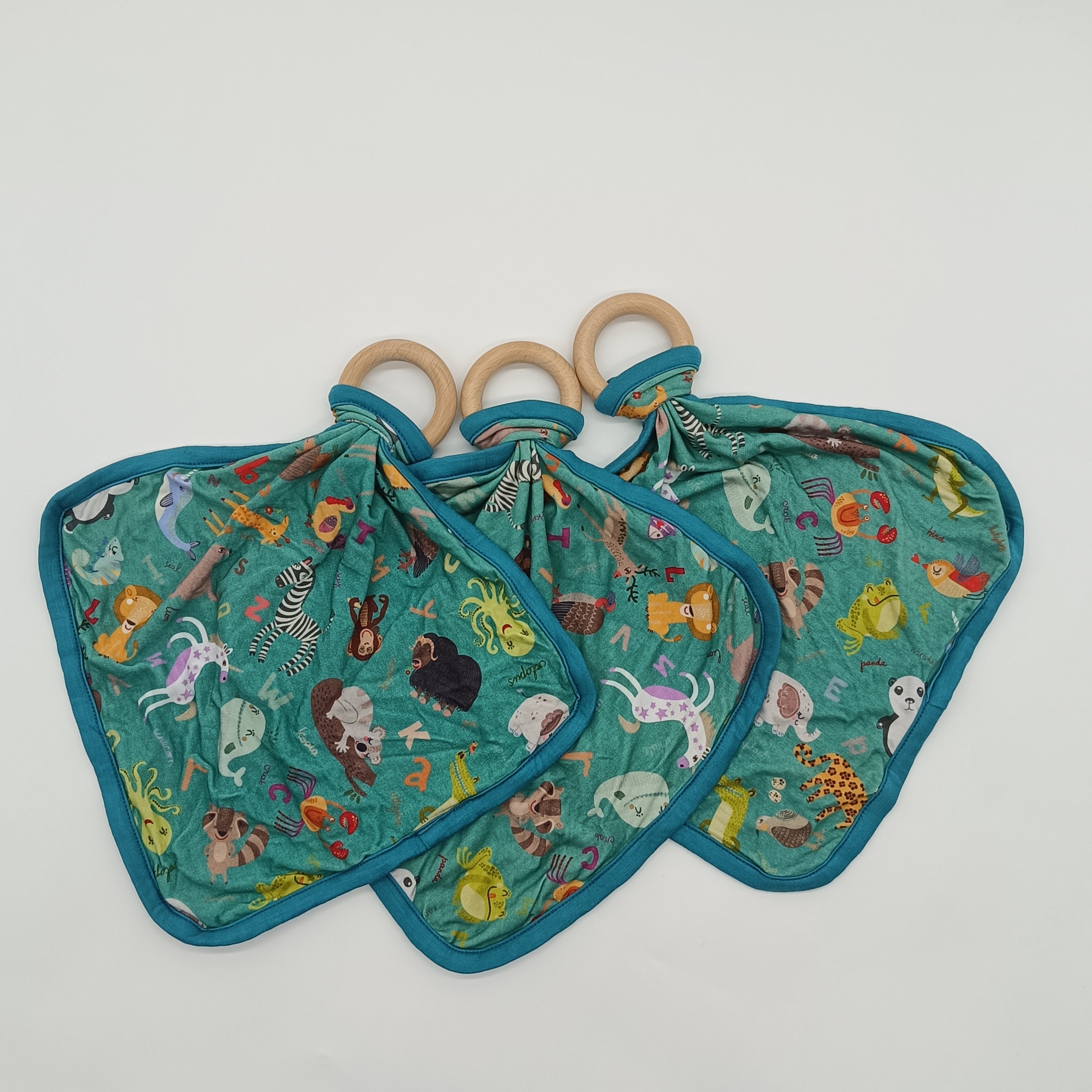 High Quality Comfortable Bamboo customized Animal Theme Baby Lovey