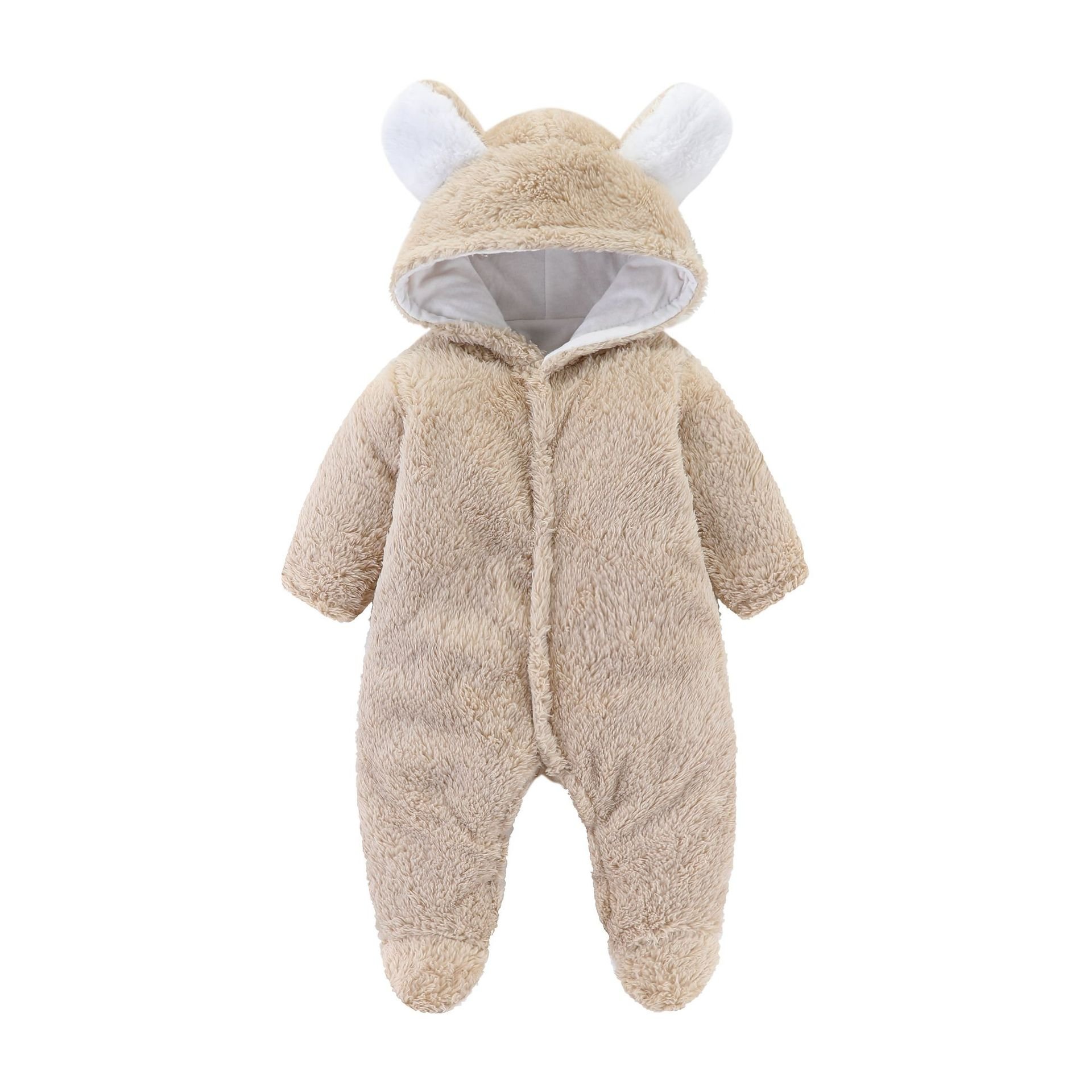 Infant Baby Rompers soft Velvet fabric Bodysuit Unisex Winter Long Sleeve Cute Style Toddler Newborn Baby rompers