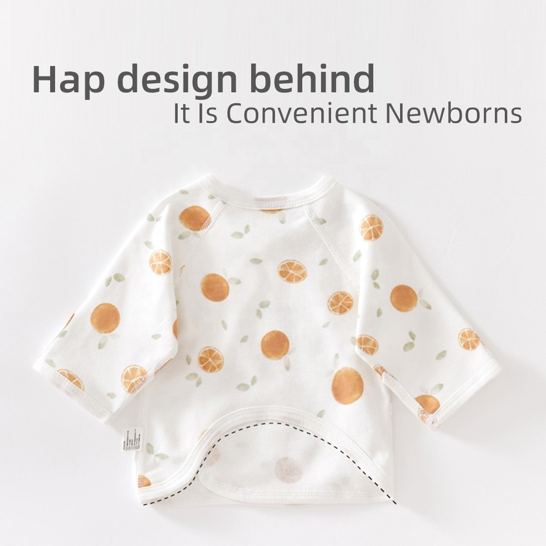 Super Soft 100% A Grade Cotton Skin-friendly Full Sleeve Half Back Newborn Clothes Baby Romper