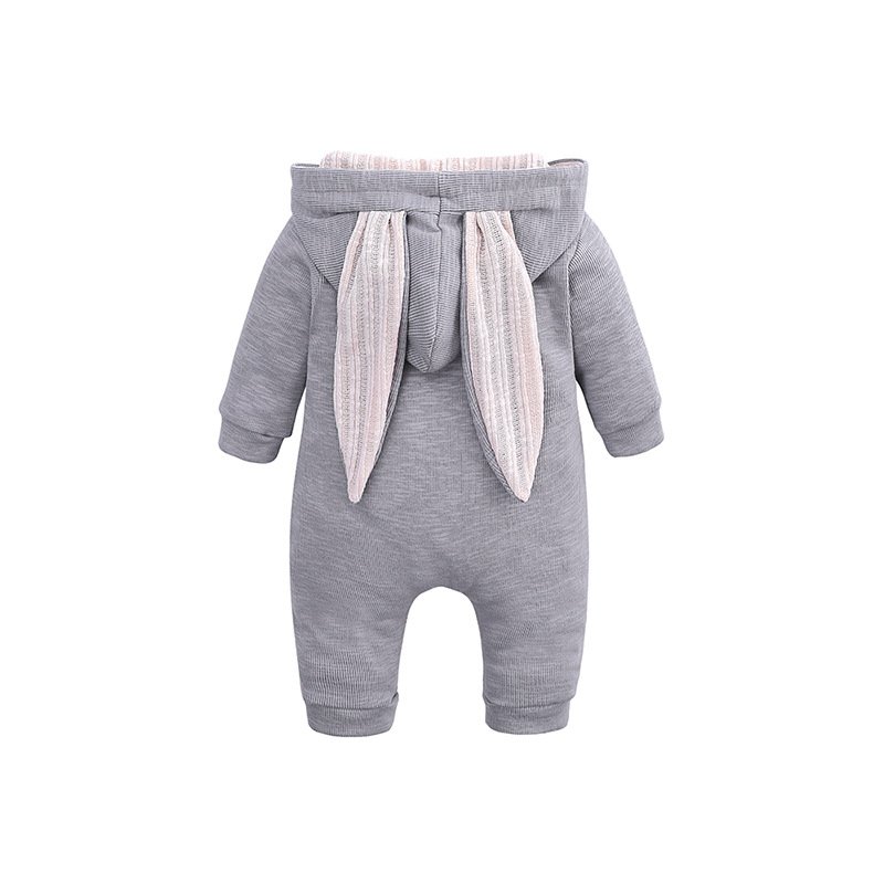 custom service Infant cotton Hooded Bunny Rabbit romper onesie baby clothes