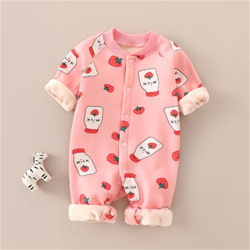 Wholesale Knitted Baby Jumpsuit Warm Baby Jumpsuit Winter High Quality Baby Jumpsuit Romper