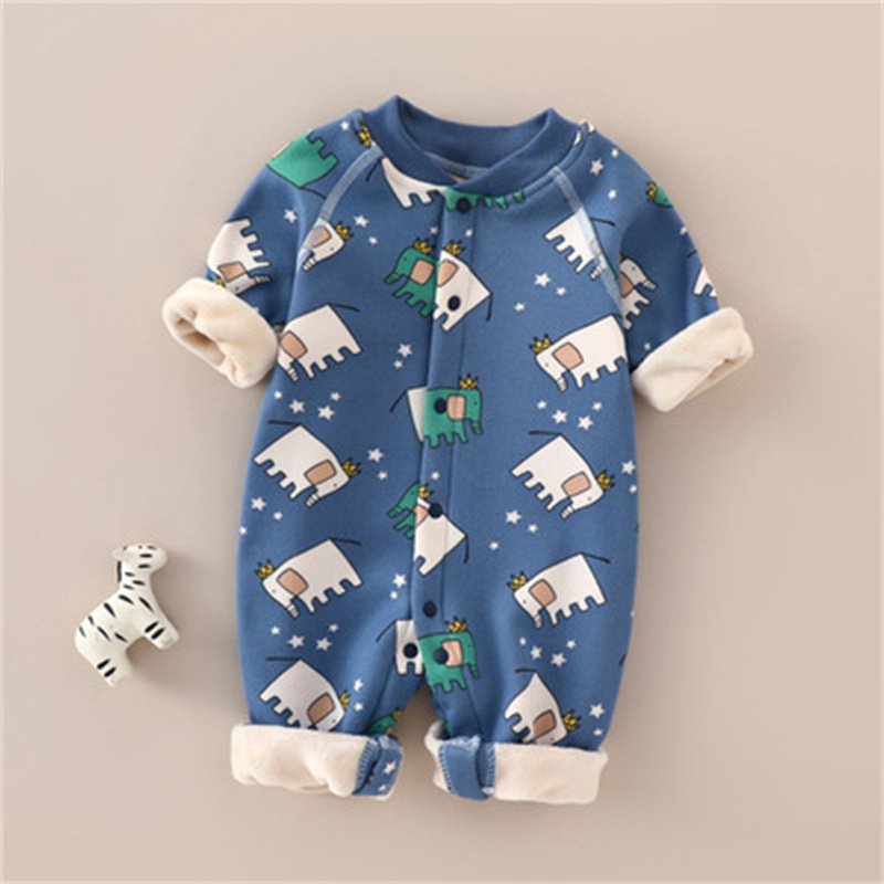 Wholesale Knitted Baby Jumpsuit Warm Baby Jumpsuit Winter High Quality Baby Jumpsuit Romper
