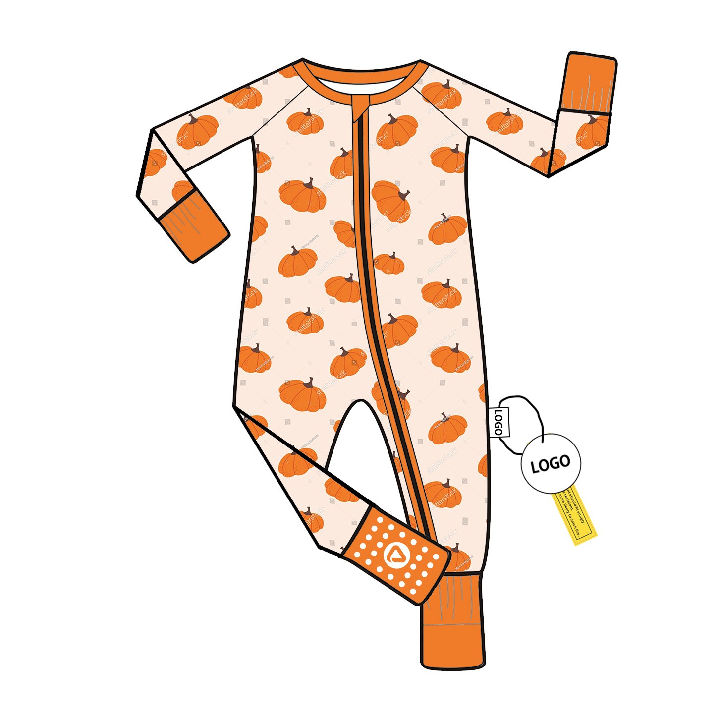 High Quality Bamboo Toddler Romper with Custom Pattern for Newborns Soft Comfortable Sleepwear and Footie