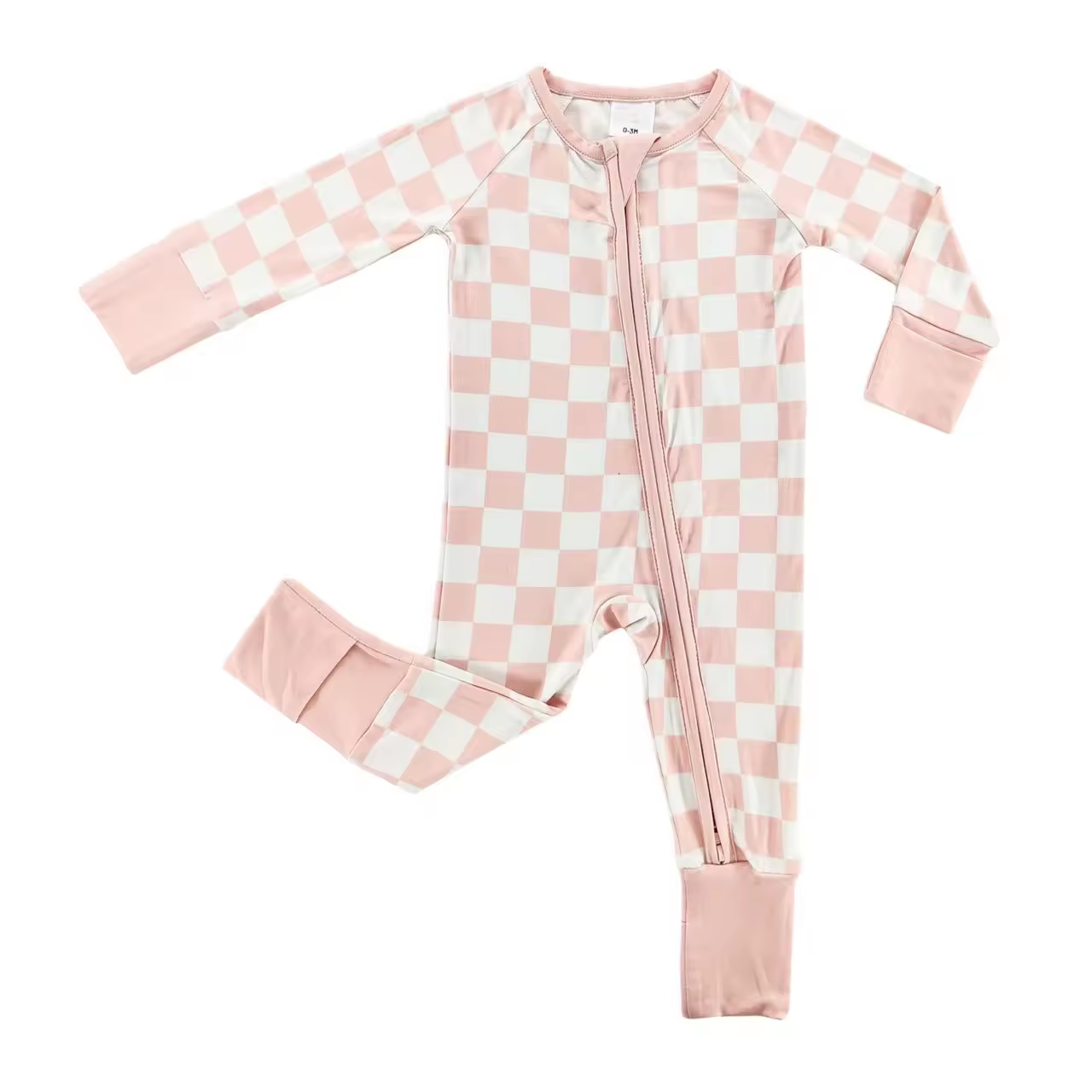 2024 Hot Selling Products Customization Printing Baby Clothes Organic Bamboo 100% Cotton Double Zip Knitted Winter Baby Romper