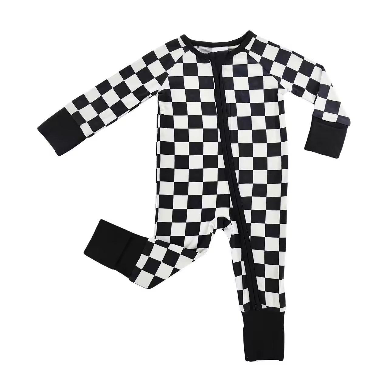 2024 Hot Selling Products Customization Printing Baby Clothes Organic Bamboo 100% Cotton Double Zip Knitted Winter Baby Romper