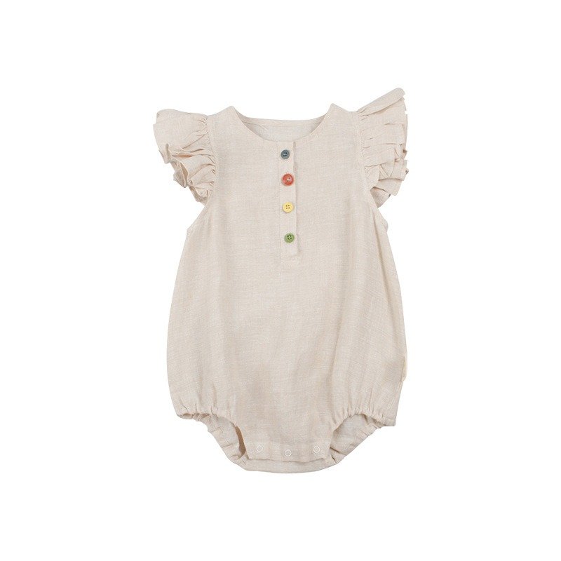 Toddler Baby Bamboo Rompers Baby Jumpsuit Bamboo Cute Printed Baby Pajamas for Boys and Girls