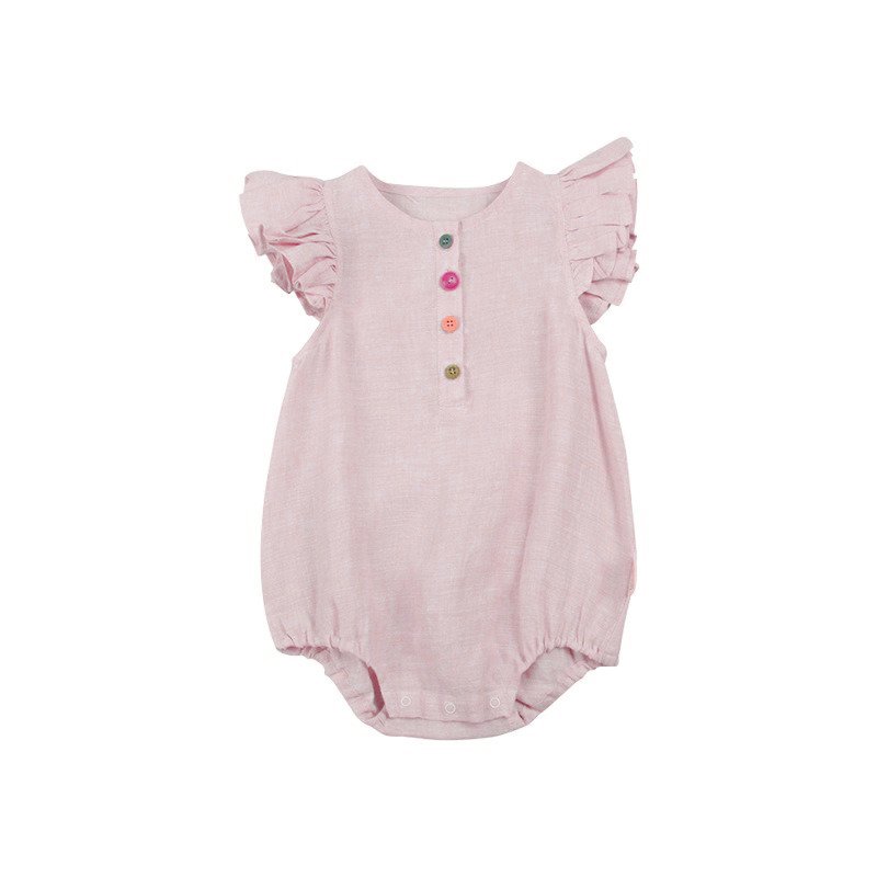 Toddler Baby Bamboo Rompers Baby Jumpsuit Bamboo Cute Printed Baby Pajamas for Boys and Girls