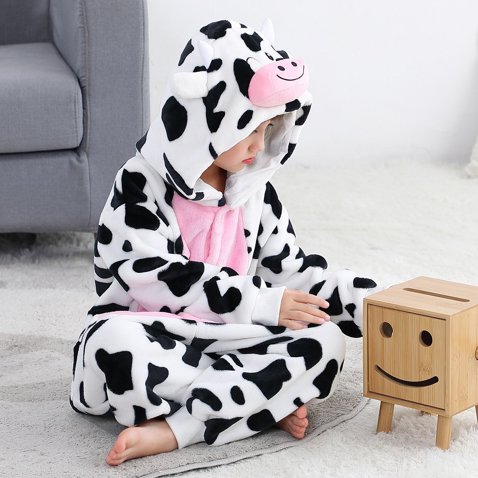Michley 2024 Customized Logo 3D Cartoon baby rompers Newborn Outdoor Clothing Autumn and Winter Thicker Baby Onesies Clothes
