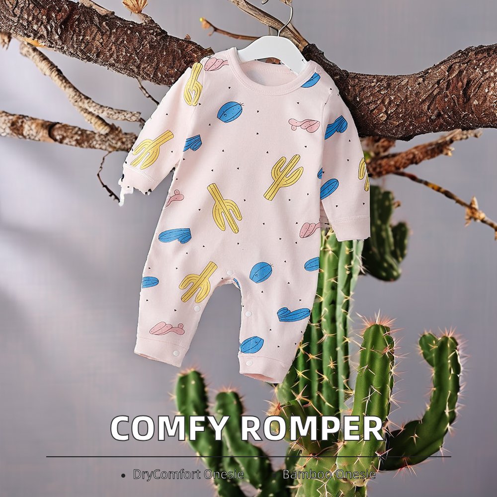 High Quality Unisex Newborn Baby Onesie Soft Polyester Fabric with Snap Button Closure Sublimation Bodysuit