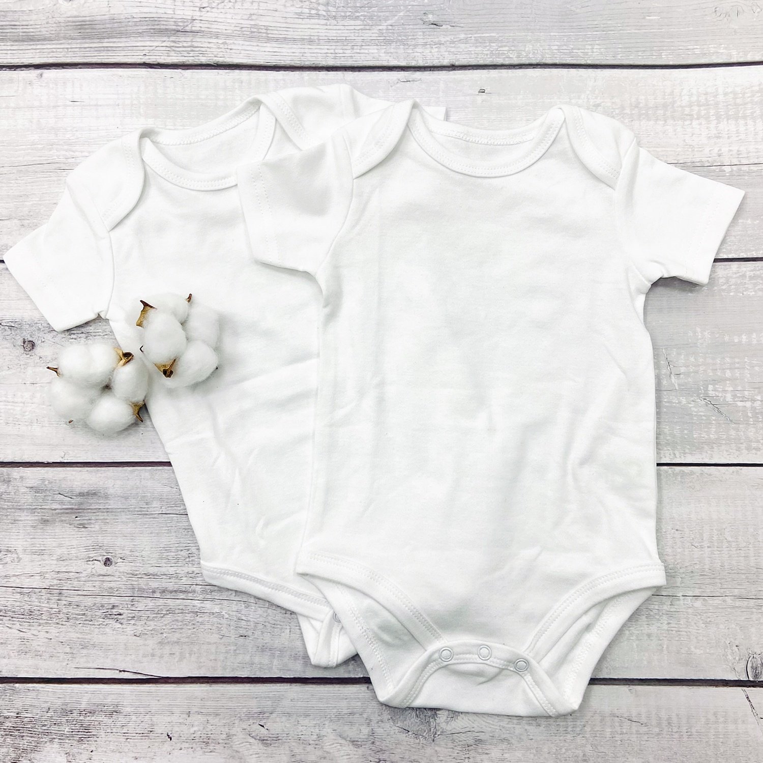 Custom 100% Organic Cotton Short Bamboo Spandex Baby Clothes Unisex White Girl Boy Baby Vest Bodysuit Romper Onesie Jumpsuit