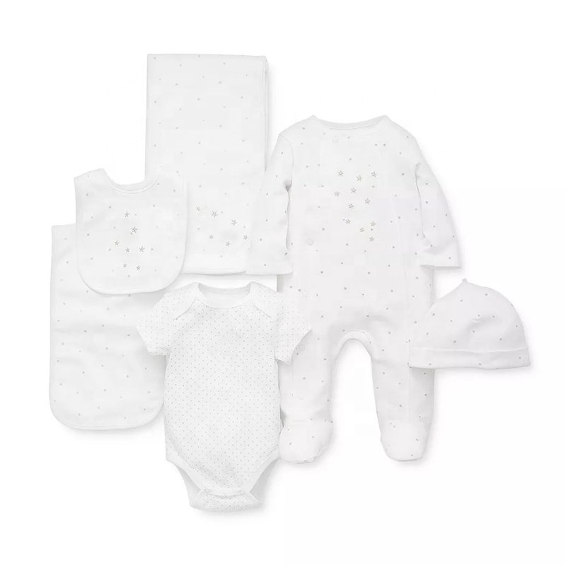 Custom 100% Organic Cotton Short Bamboo Spandex Baby Clothes Unisex White Girl Boy Baby Vest Bodysuit Romper Onesie Jumpsuit