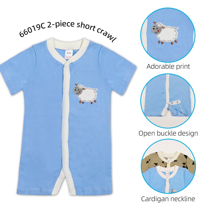 2 pieces baby clothing summer short-sleeved rompers One Piece Jumpsuit Outfits new born baby clothes sets 0-3 months for boy