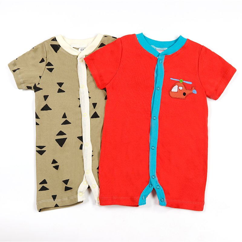 2 pieces baby clothing summer short-sleeved rompers One Piece Jumpsuit Outfits new born baby clothes sets 0-3 months for boy