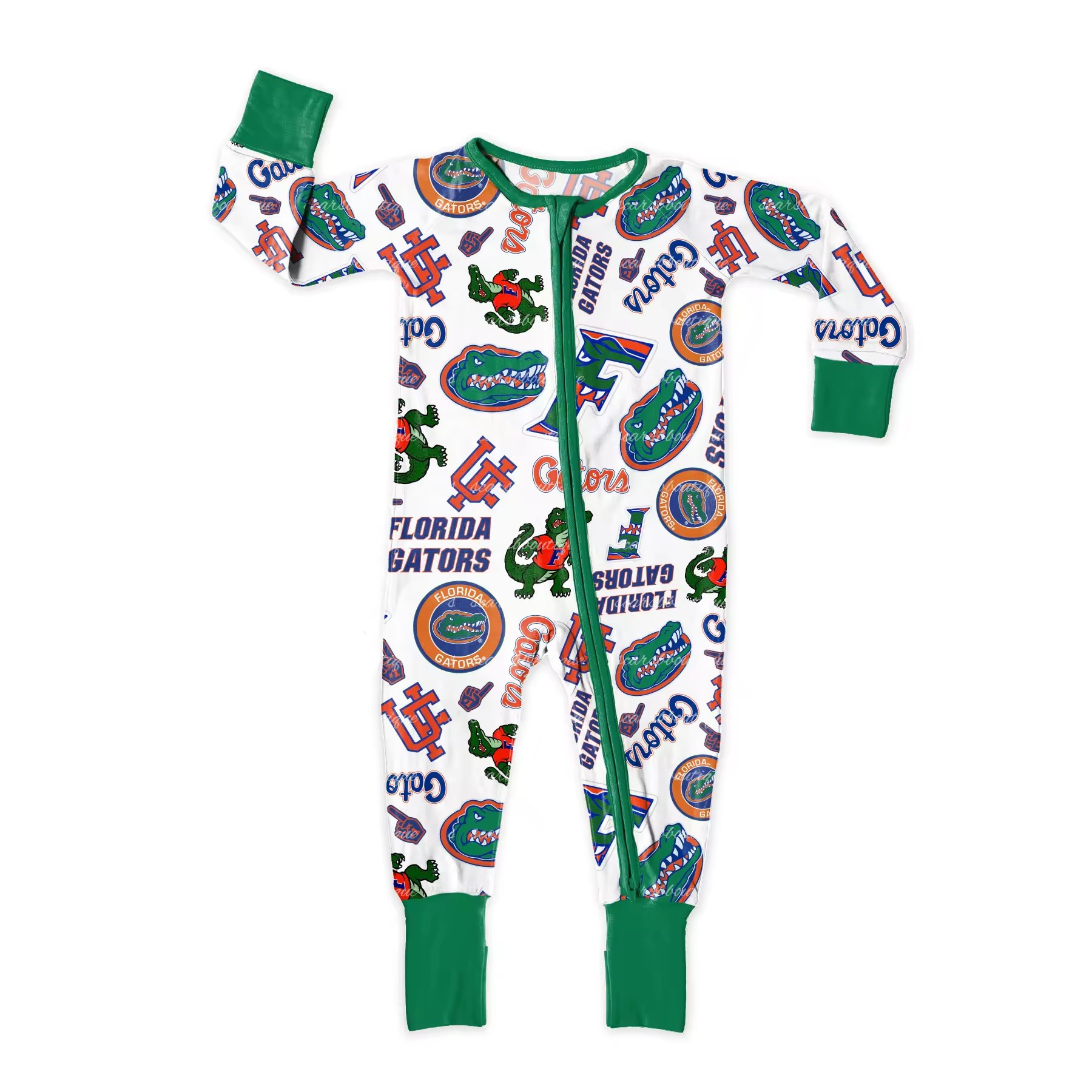 Kids Footie Zipper Baby Bamboo Spandex Pajamas Baby Romper Baby Bamboo Fiber Clothing 100% Solid Bamboo Fiber