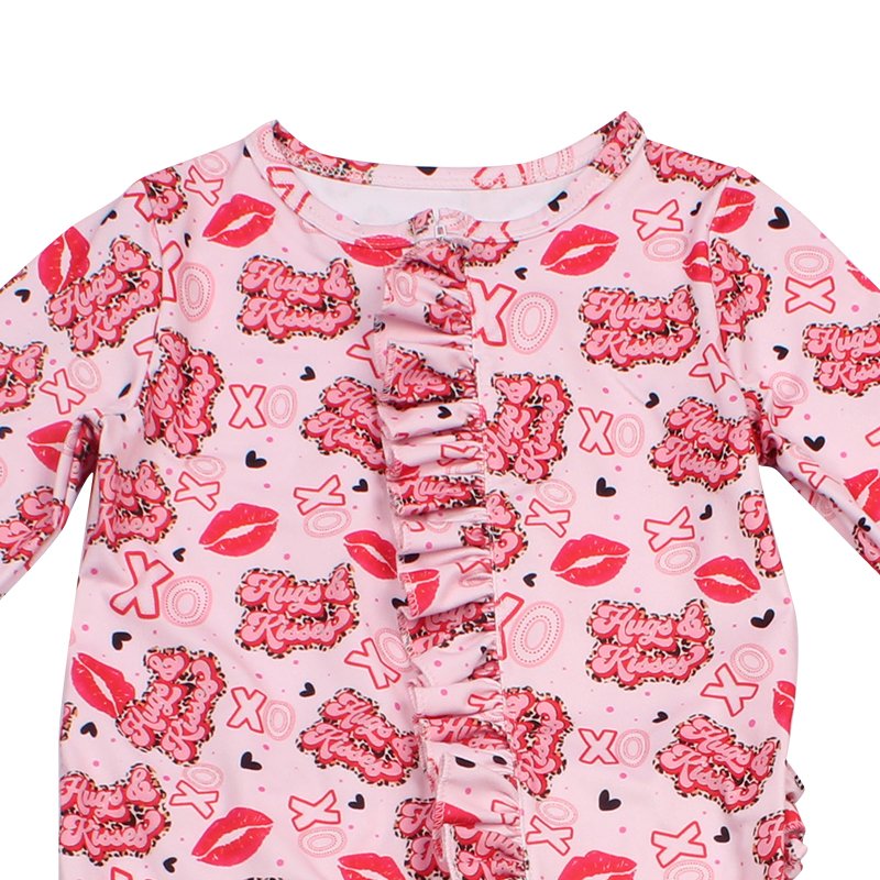 2024 Boutique sweet style baby romper wholesale high-quality long-sleeve lace design newborn romper