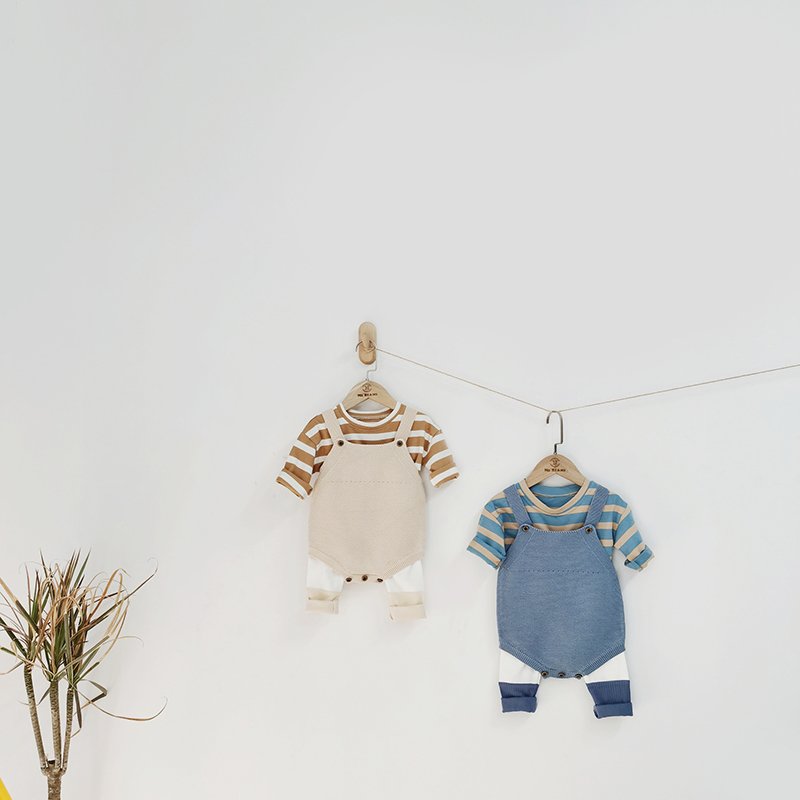 Small MOQ unisex baby rompers solid color organic cotton knitted babi rompers