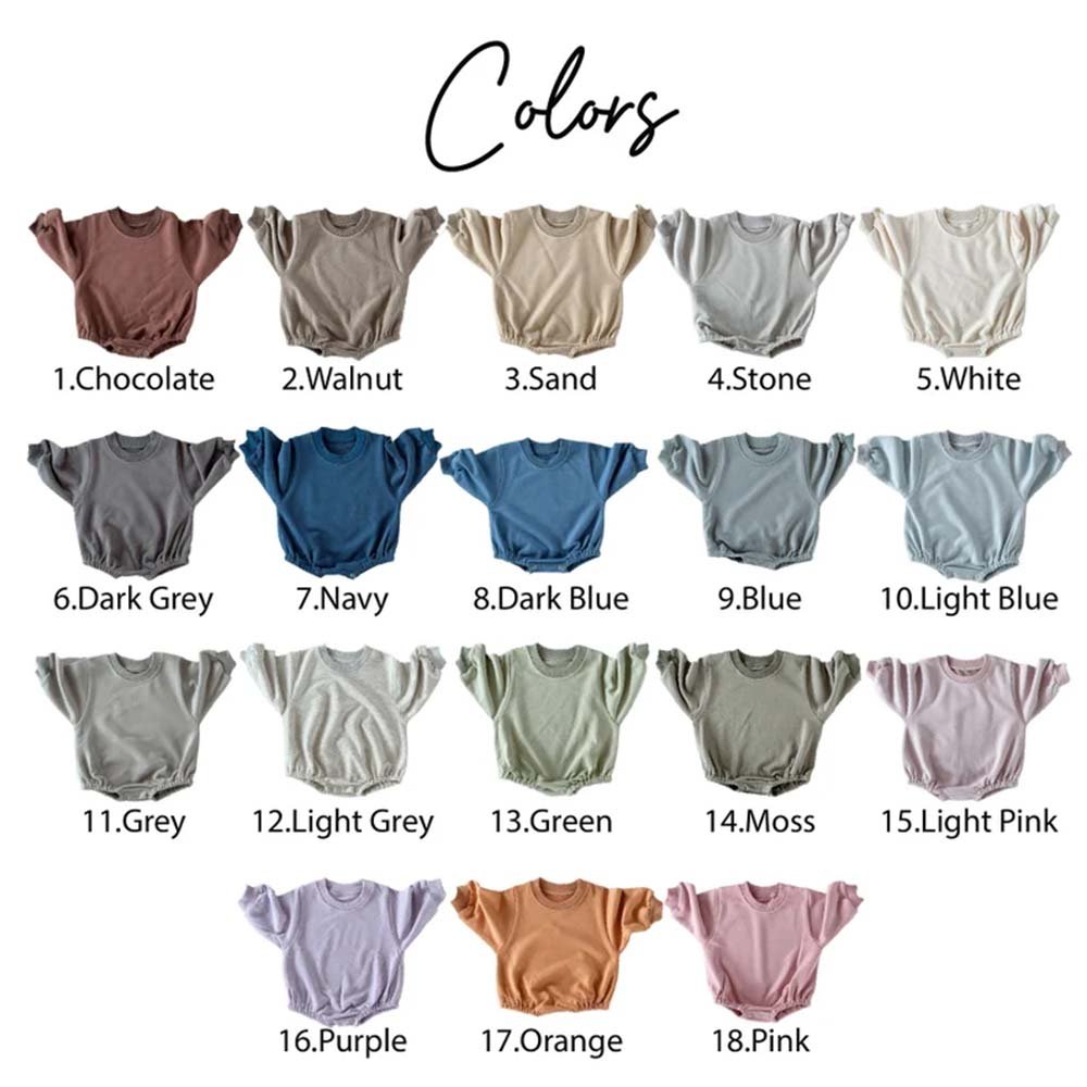 Wholesale Blank Embroidery Baby Rompers Custom Personalized Fashion Long Sleeve Baby Rompers