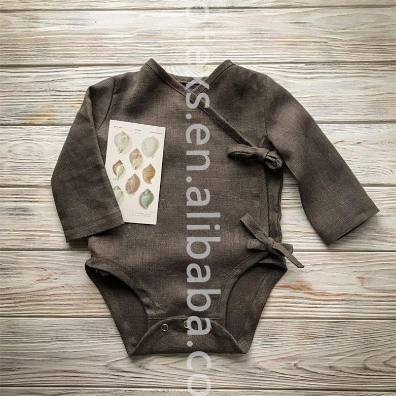 BC012 New design soft cotton Linen Baby Romper Linen Jumpsuit Baby Romper Muslin baby clothes