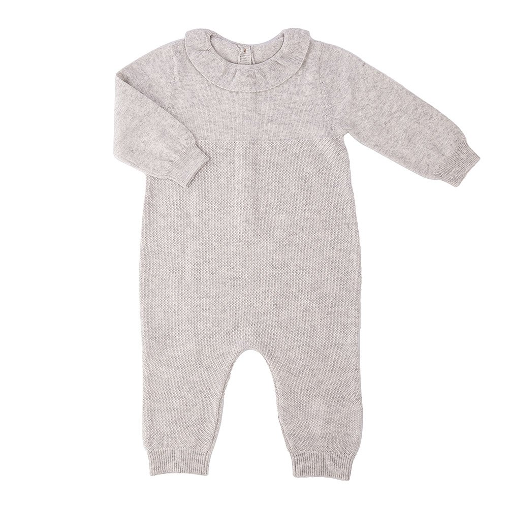 Custom baby boys girls long sleeve knitted baby romper organic 100%cotton baby rompers