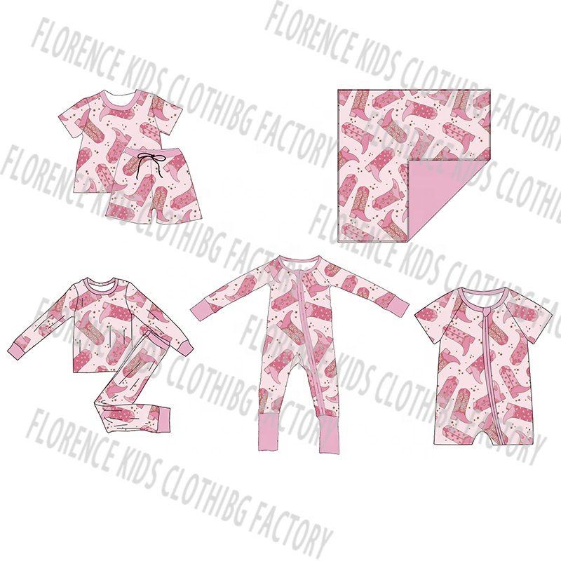 DH ODM Valentine hot sale sweet heart short sleeve infant toddler girls bamboo zippy new born baby rompers