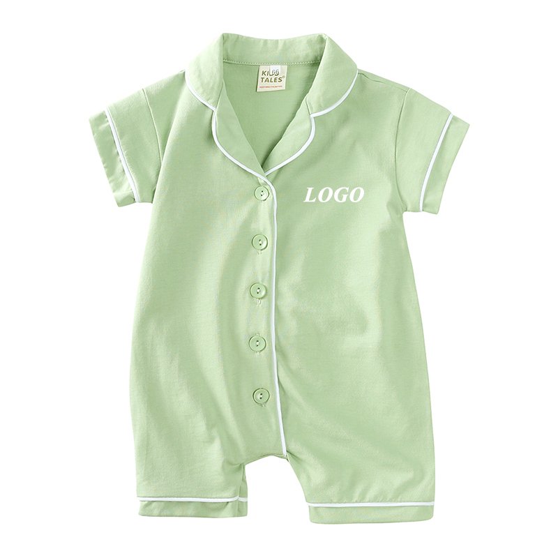 custom baby rompers newborn knitted romper cotton baby clothes summer bodysuits wholesale baby knit romper