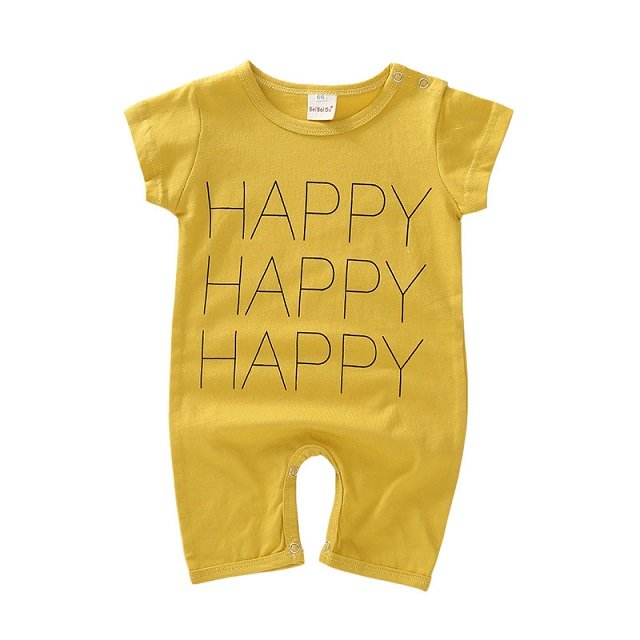 Cheap Wholesale Baby Singlet Romper Lovely Rompers Baby Rompers Printed Casual Baby Clothes