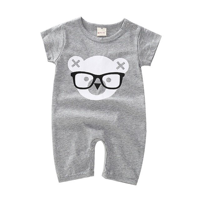 Cheap Wholesale Baby Singlet Romper Lovely Rompers Baby Rompers Printed Casual Baby Clothes