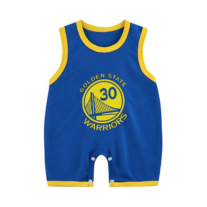 sleeveless basketball baby romper summer clothes for baby from 9 to 12 months boy