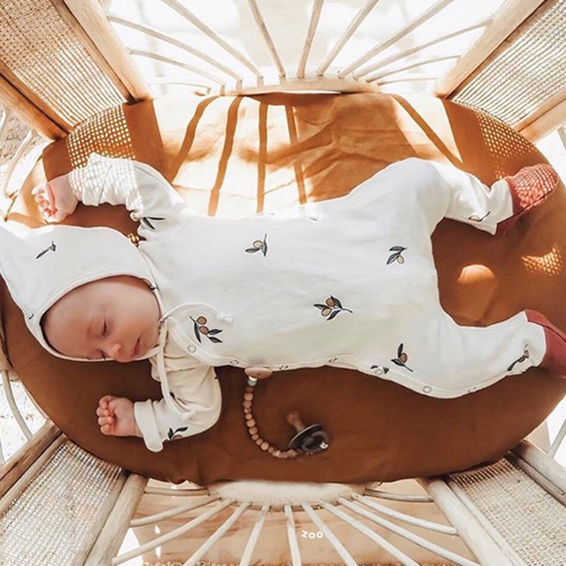Spring Autumn Newborn Baby Rompers Cotton Pajamas Long Sleeve Button Toddlers Rompers