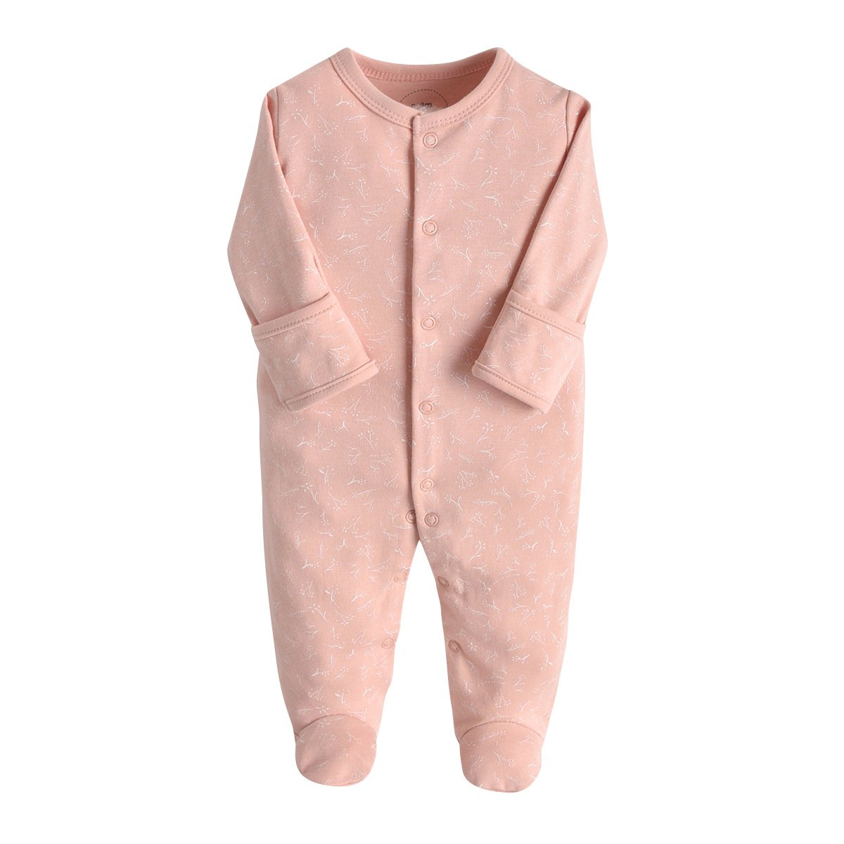 3 Piece Packing High Quality infant footed romper 100% Organic Cotton baby romper Newborn Baby Overall sleepsuit